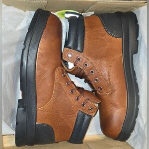 Muck Men's Chore Farm Leather Boots Size 10.5 - NEW - Caramel
